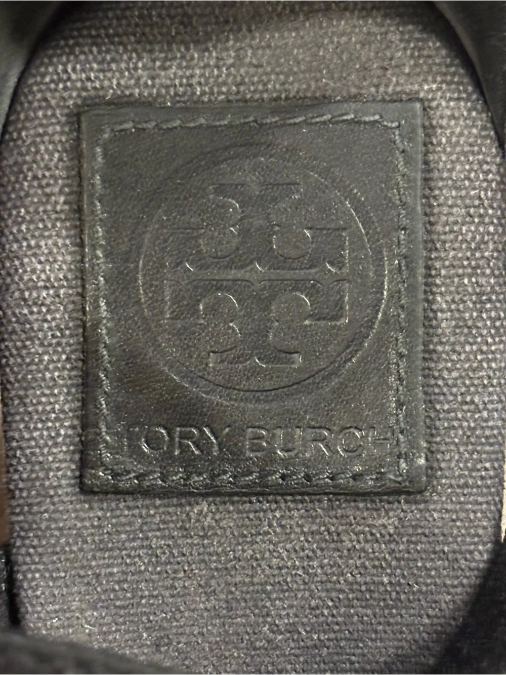 Tory Burch Adonis Elastic High Wedge 4.5”Espadrilles Black Womens size 11B ISSUE